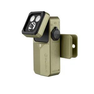 Olight OD Green Oclip 2 Ultra Clip-on Light with Adjustable Head and Triple LED for Outdoor EDC and Hands-Free Use