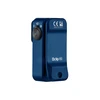 Olight Blue Oclip Pro Clip-on Light Back View Showing Mode Switch and Pocket Clip for Hands-free Everyday Carry