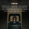 Olight Osight SE Red Dot Sight with 6 MOA Dot Aimed at a Target for Fast Acquisition and Tactical Use