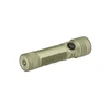 Olight green Seeker 4 Pro rechargeable LED flashlight with rotary switch dial and textured grip on white background