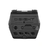 Olight Osight R optic red dot sight rear view showing elevation adjustment screw and mounting base.