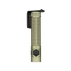 Olight OD Green Baton 4 Pro Flashlight with textured body and magnetic charging for tactical and everyday use