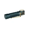 Olight Teal Right-Angle Flashlight with Textured Grip, Gold Pocket Clip, and Magnetic Tailcap for Hands-Free Lighting