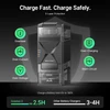 Ostation 2 battery charger with 5-layer protection, preventing overheat, over-current, over-voltage, over-charging, and short circuit.