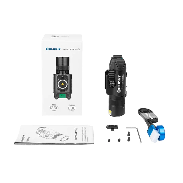 Olight Baldr Pro R - Tactical Torch With Green Laser - Olight