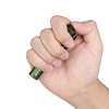 Olight Green BATON 4 Compact Flashlight Held in Hand Showing Portable EDC Size for Everyday Carry