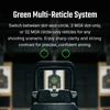 Olight Osight SE Green Multi-Reticle System for precise, confident aiming in any shooting scenario.