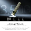 Olight OD Green Baton 4 Pro showing 3500mAh battery capacity and long runtimes for daily use.