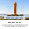 Olight Orange Baton 4 Pro Upright View, showcasing a 3500mAh high-capacity battery for extended outdoor use and daily tasks.