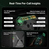 Real-time per-cell insights for batteries, with an Olight App for remote monitoring.