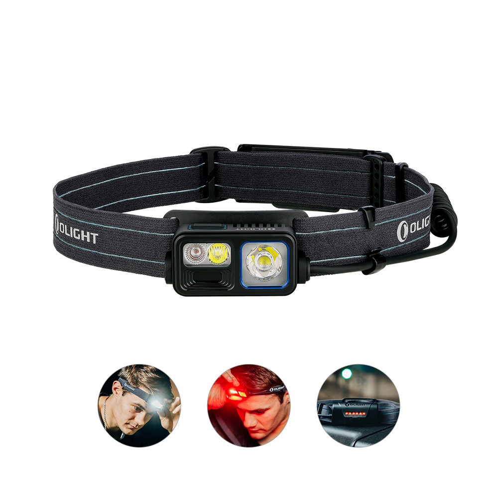 Head Torch - Olight Array 2S - USB Rechargeable LED Headlamp