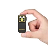 Olight Black Oclip Pro Held in Hand Front View with Gold Bezel for Everyday Carry and Illumination