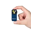 Olight Blue Oclip Pro Compact Clip Light Held in Hand Showing Triple LED Sources for Everyday Carry and Outdoor Use