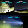 Olight Marauder 3 Flashlight Beam Comparison Showing Floodlight and Spotlight Modes for Outdoor Search and Rescue