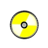 Olight Javelot Turbo 2 Flashlight Head View with Yellow and White Reflector for Long-Range Illumination