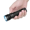 handheld view Seeker 4 Pro Powerful Rechargeable Led Torch in Black