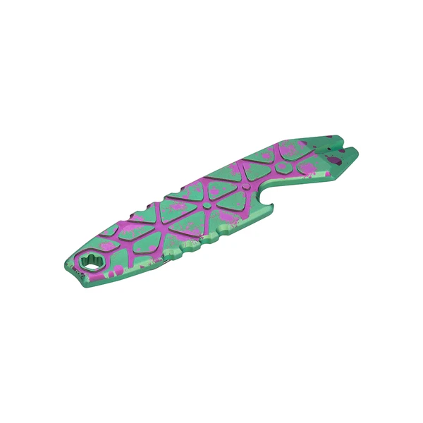 Olight Green and Purple Sheepdog Multitool Pry Bar with Hex Wrench and Bottle Opener for Outdoor Everyday Carry
