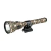 Olight Digital Camo Javelot Turbo 2 Flashlight Side View with Tactical Mount and Long-Range Beam for Hunting and Search and Rescue