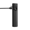 Olight Black ArkPro Flashlight Side View Showing USB-C Charging Port and Battery Indicator for Everyday Carry use
