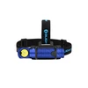 Olight Perun 2 Mini blue headlamp, compact, angle-head, hands-free light for outdoor activities