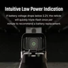 Olight Osight SE Red Dot Sight with Intuitive Low Power Indication, showing the reticle on a target at a firing range.