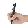 Olight Open 3 Black Pen Light Held in Hand with Glass Breaker for Everyday Carry