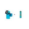 Blue Olight Oclip 2 Pro Clip-on Light and Compact Keychain Flashlight Set for Hands-Free EDC and Outdoor Lighting