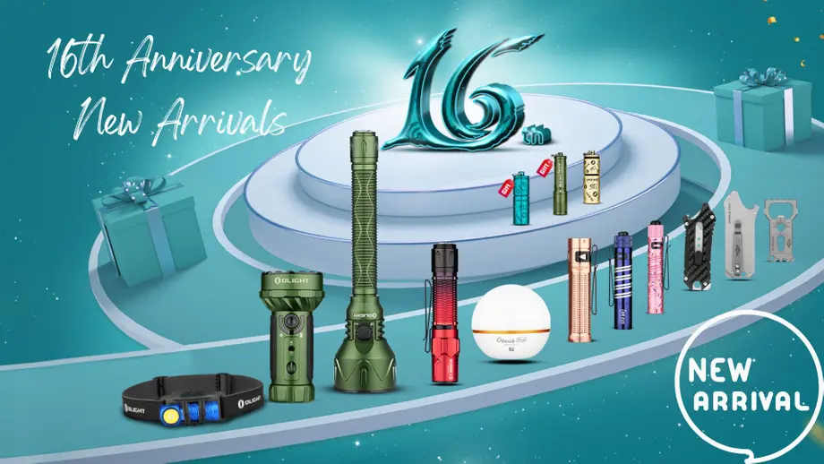 Celebrate Olight's 16th Anniversary With Exciting New Arrivals