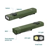 Olight Arkfeld green laser flashlight: LED, UV light, dual-direction pocket clip, magnetic charging, switch, selector