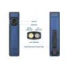 Olight Blue Arkfeld Ultra multi-functional flashlight with white and UV light, laser module, and pocket clip for everyday carry.