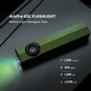 Olight Green ArkPro EDC Flashlight with green laser pointer for everyday carry and outdoor use