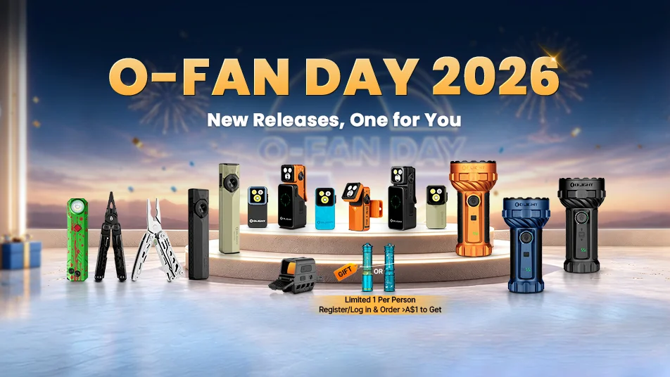 Olight Australia Celebrates O-Fan Day 2026 With Free Gift Promotions And New Flashlights