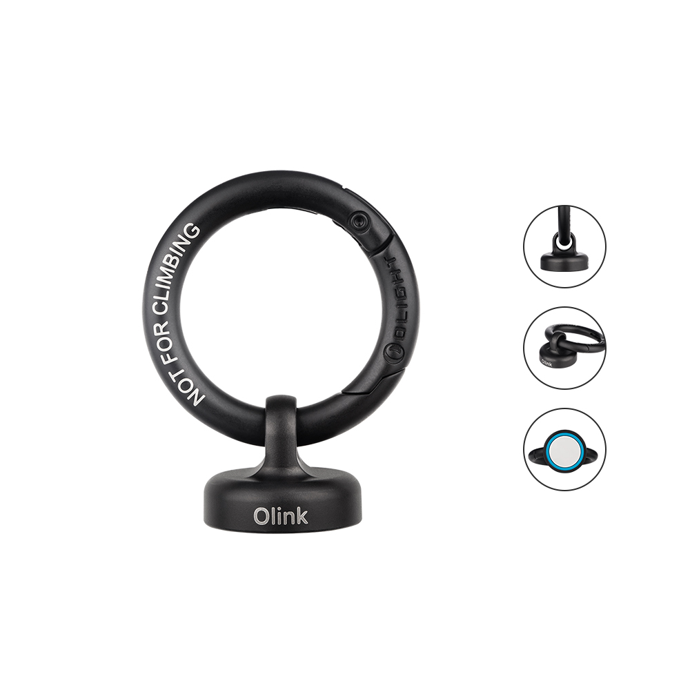Front view of Olink in Black