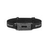 Olight black adjustable elastic head strap with logo for headlamp mounting isolated on white background