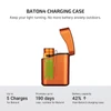 Olight Orange Baton 4 Premium Charging Case Cutaway for Extended Runtime and Outdoor Power