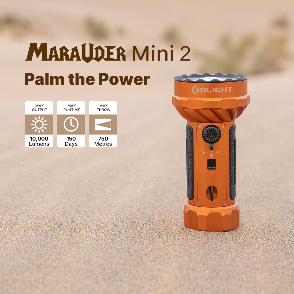 Marauder Mini 2 Rechargeable 10000lm Floodlight Spotlight Torch