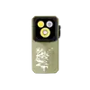 Olight OD Green Oclip 2 Ultra Clip-on Light Front View with Mountain Engraving for Outdoor EDC and Hiking