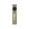 Olight Olive Green Arkfeld Ultra Flat Flashlight Front View featuring White Dragon Engraving and Selector Dial for EDC Use