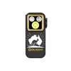 Olight Black Oclip Pro Clip-On Light Front View featuring Australia Kangaroo Graphic and Triple LED for Everyday Carry