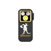 Olight Black and Gold Oclip Pro Rechargeable Flashlight with Kangaroo Graphic for Everyday Carry and Outdoor Lighting