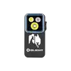 Olight Black Oclip 2 Pro Clip-on Light with Australian Kangaroo Pattern and Triple LED for Outdoor EDC and Safety Warning