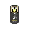 Olight Black Oclip Pro 9th Anniversary Clip-on Light Front View with Koala Logo and Dual LEDs for Everyday Carry