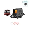 Tactical red dot holographic sight with 10000 round live-fire tested shield and reticle options