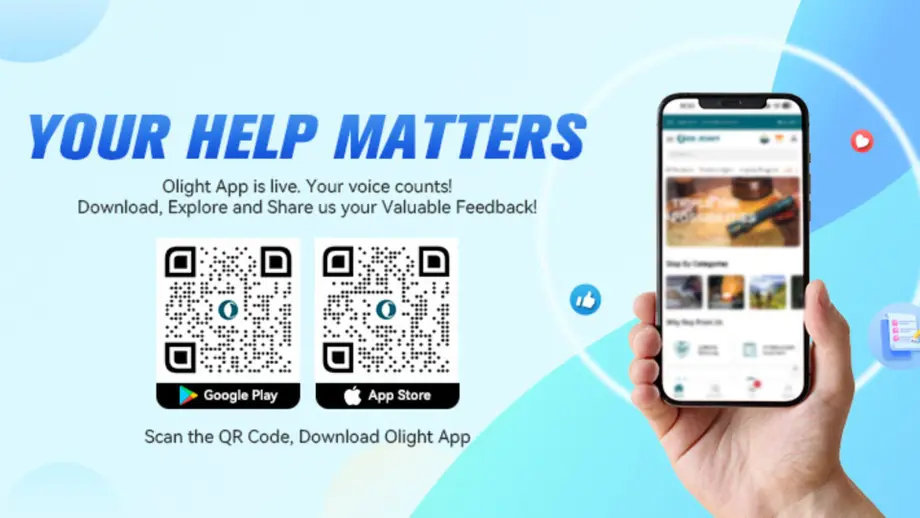Download Olight Shopping APP, You Can Do More Amazing Things!