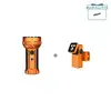 Olight Orange Marauder 3 and Oclip 2 Pro Flashlight Bundle with Clip-on Design for Outdoor Hiking and Camping