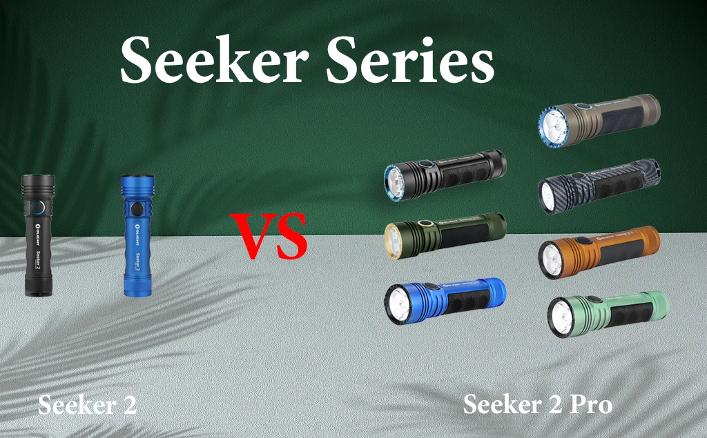 Seeker 2 VS Seeker 2 Pro: Rechargeable Side-switch LED Flashlight