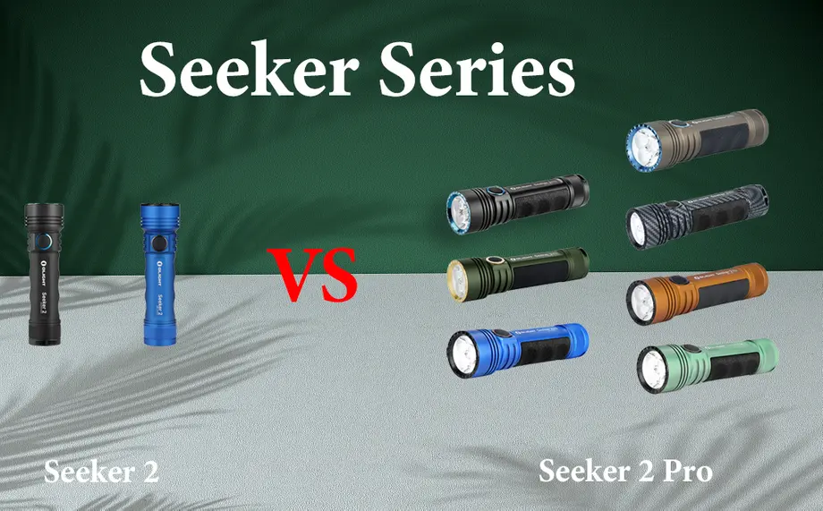 Seeker 2 VS Seeker 2 Pro: Rechargeable Side-switch LED Flashlight