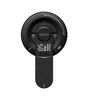 Aulumu M05 Pro matte black magnetic phone stand and holder showing circular base and folding arm design