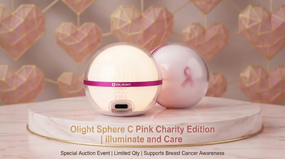 Olight Sphere C Australia Unveils The Sphere C Pink Edition Smart Ambient Portable Orb Light