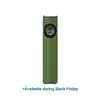 Olight olive green flat EDC flashlight with selector dial and UV light option for Black Friday sale